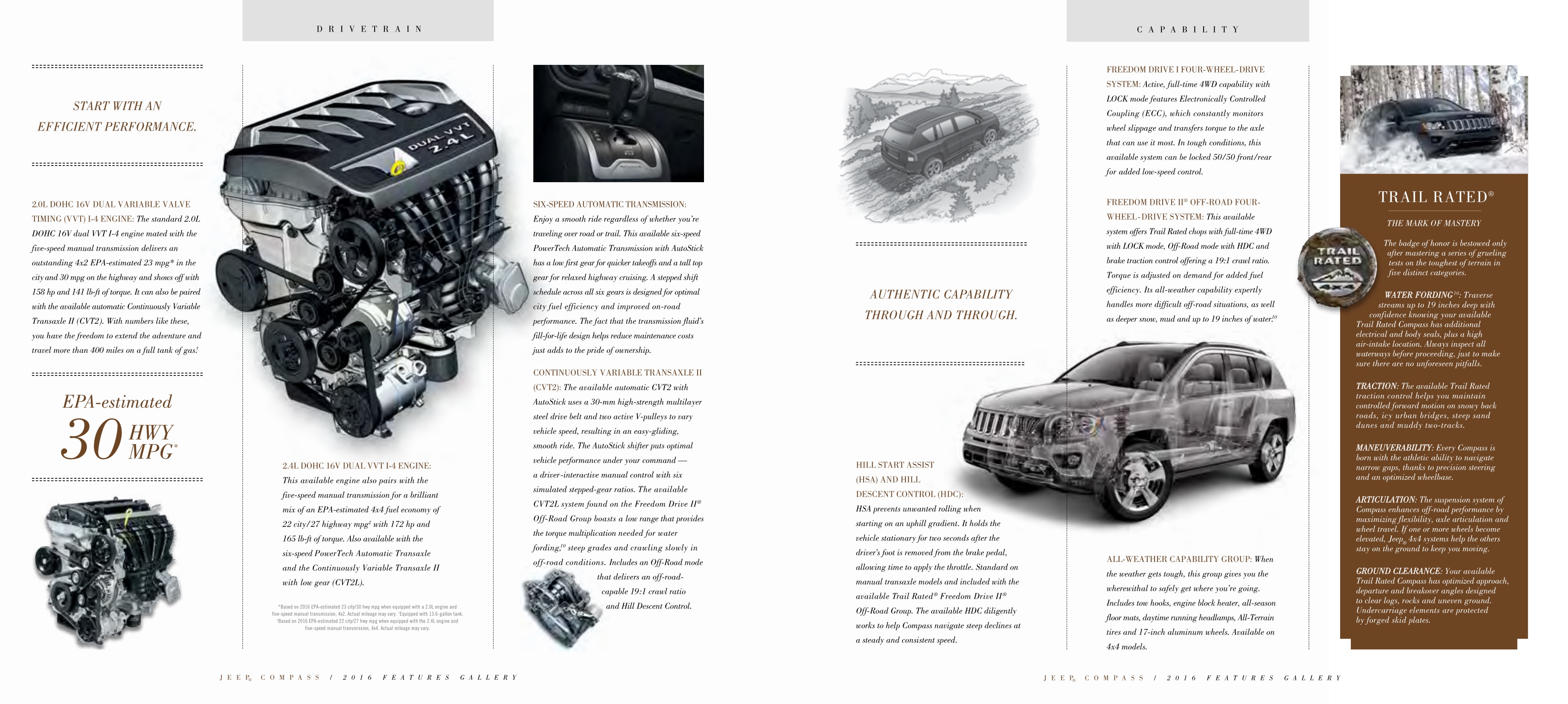 2016 Jeep Compass Brochure Page 9